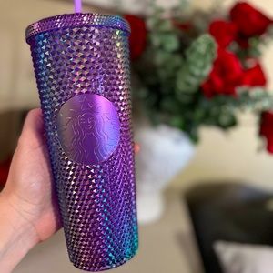 NEW 2022 Release Starbucks oil slick studded tumbler
